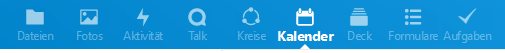 M6 Menüleiste, Kalender.png